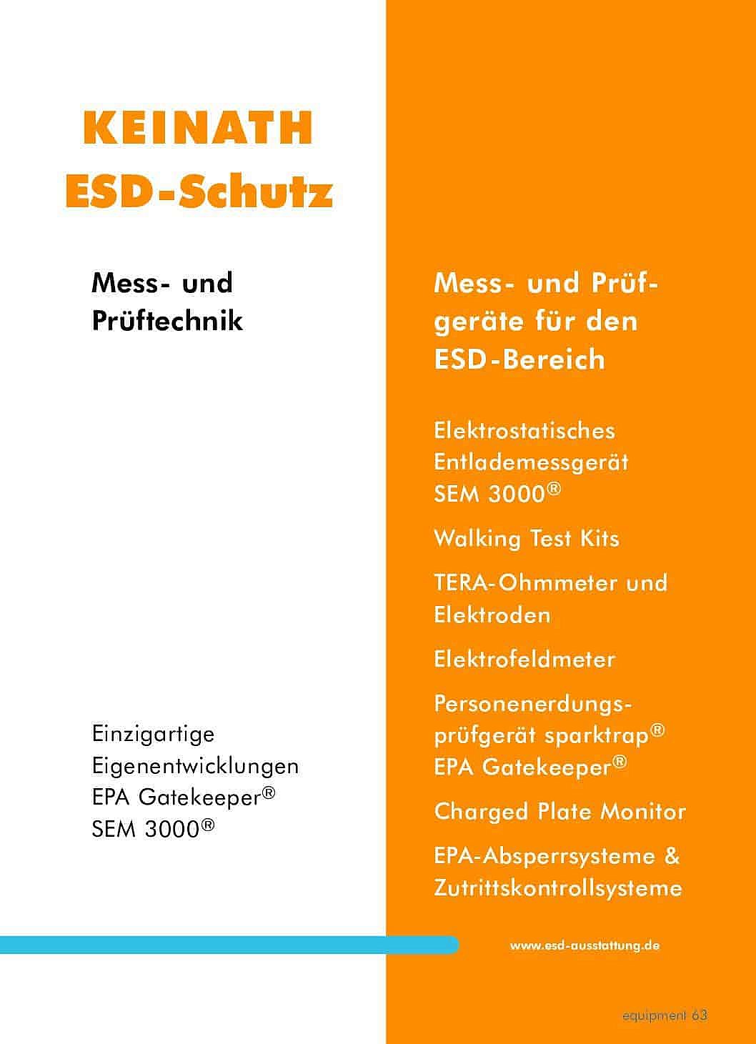Keinath Katalog ESD Messtechnik 2021 pdf