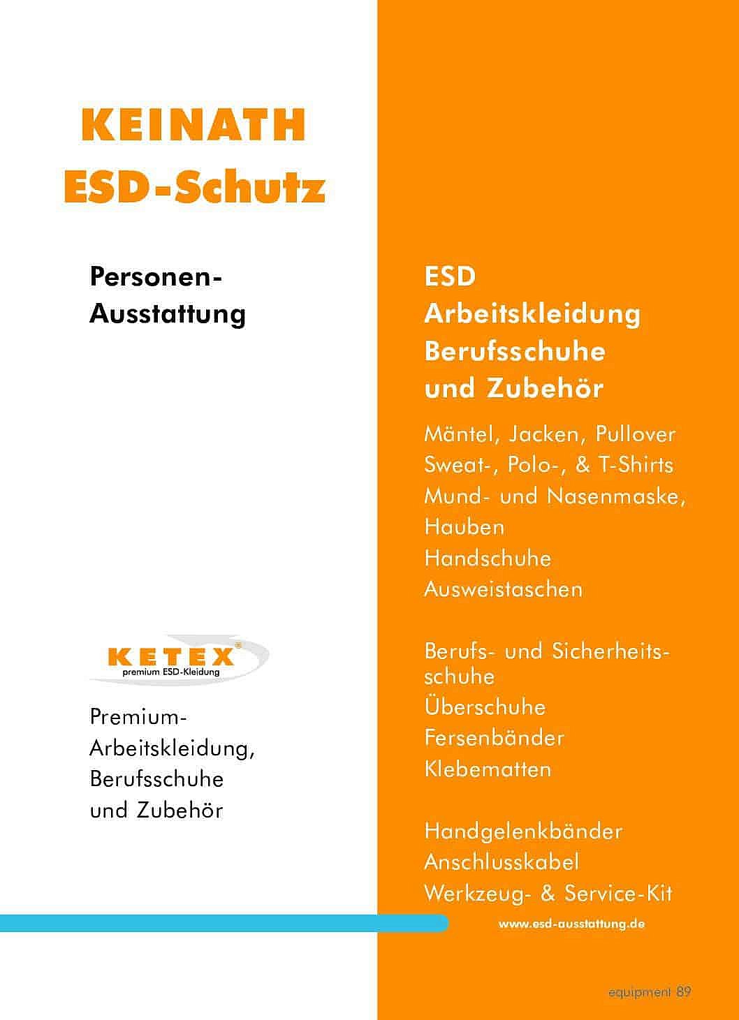 Keinath Katalog ESD Personenausstattung 2021 pdf