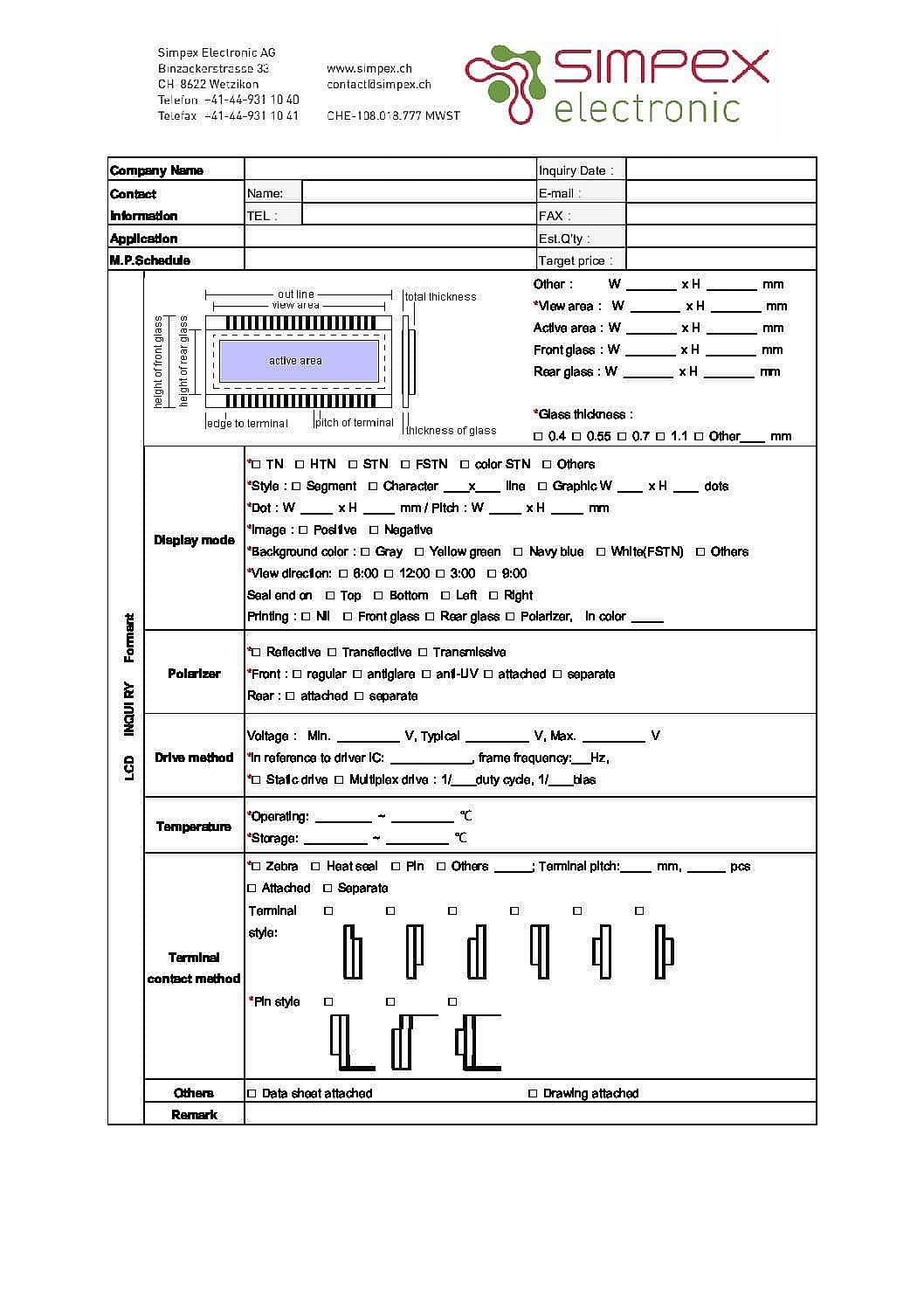 CHECK LIST FOR CUSTOM DESIGN LCD pdf