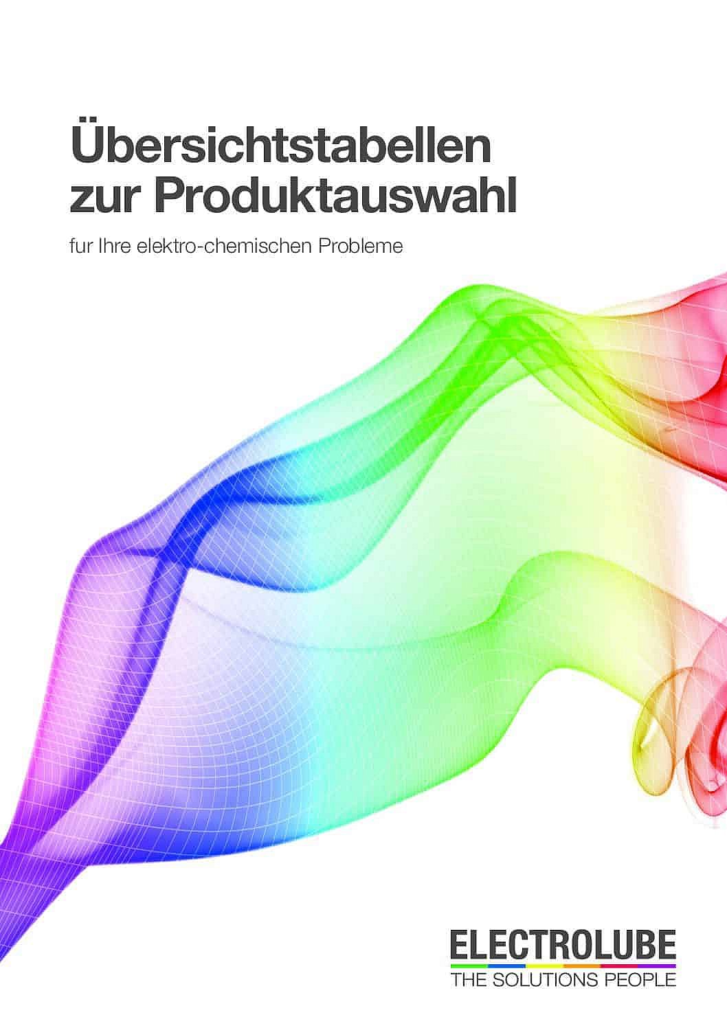 Electrolube overview tables German pdf