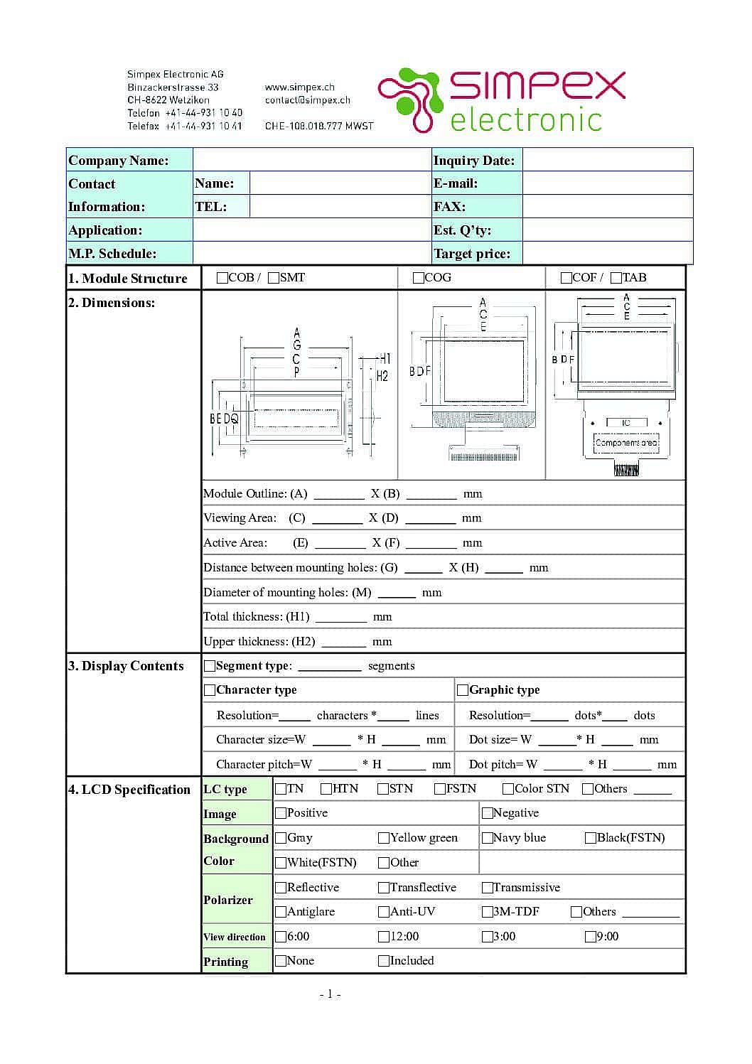 CHECK LIST FOR CUSTOM DESIGN LCM1 pdf
