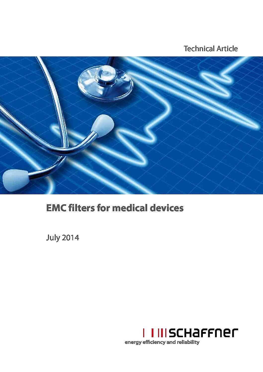 Schaffner TA EMC filters medical devices pdf