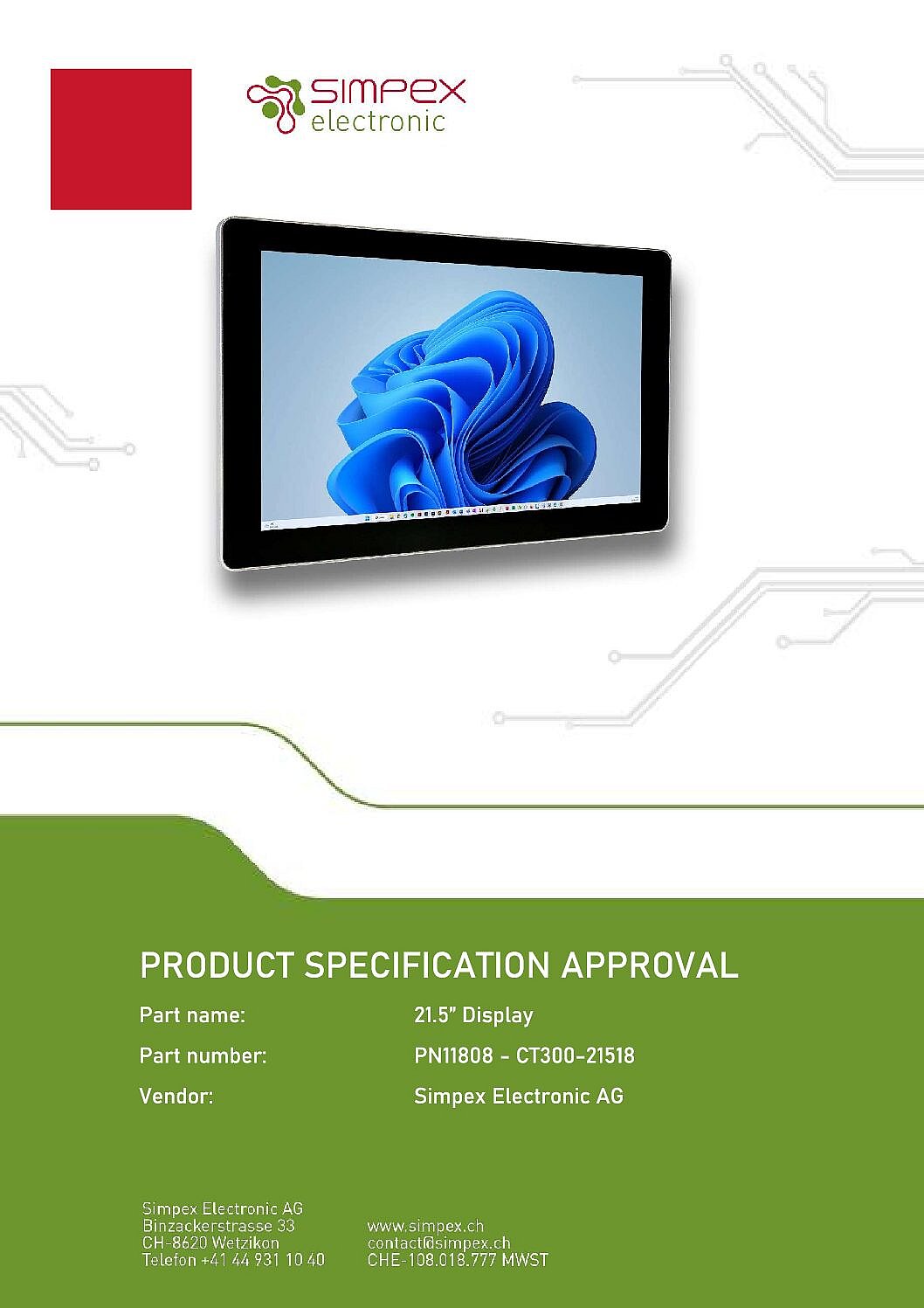 Simpex data sheet SIEL TM215A 24V B USBHUB2 2 pdf