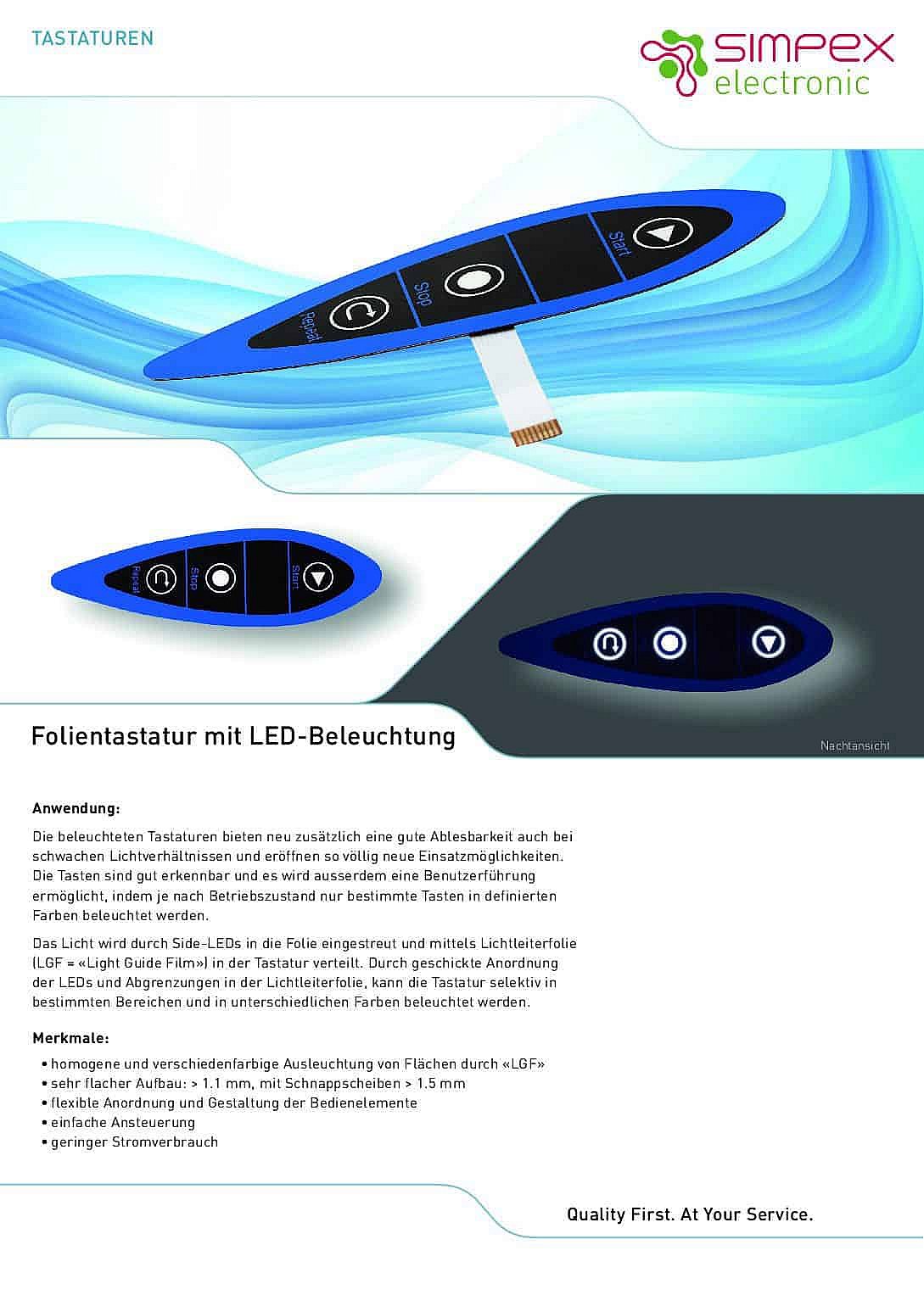 Membrane keypad with LED illumination pdf