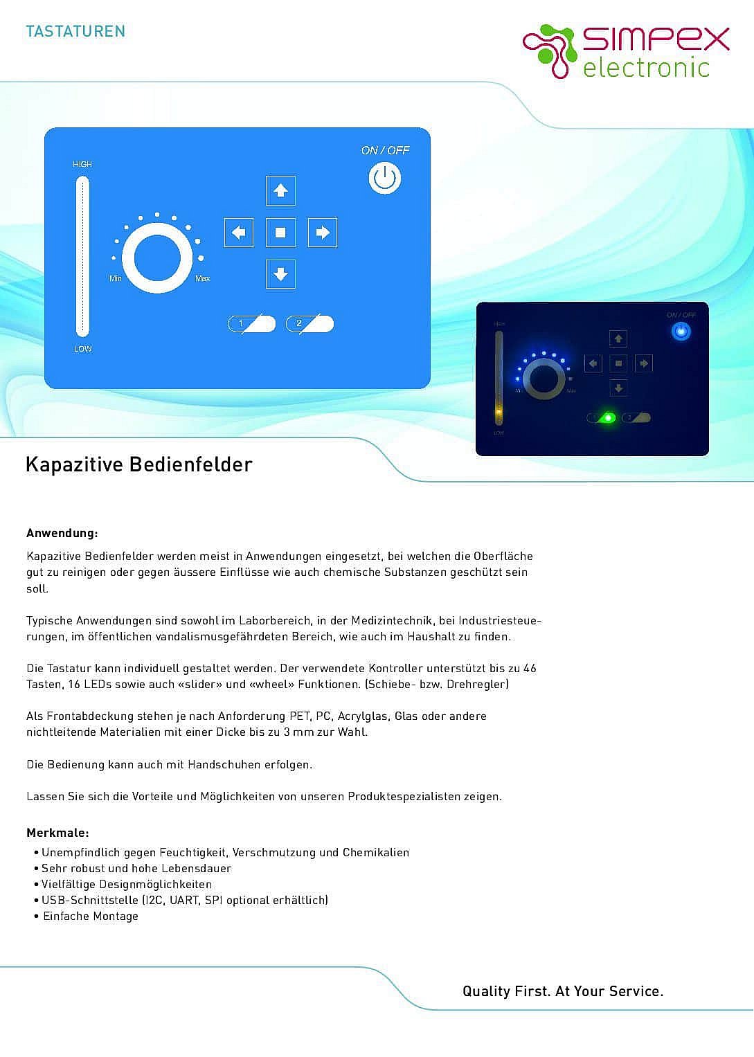 Capacitive control panels pdf
