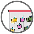 Kanban JIT Icon Logistique Compétences clés