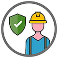 Sécurité et technologie Icon Logistique Compétences clés