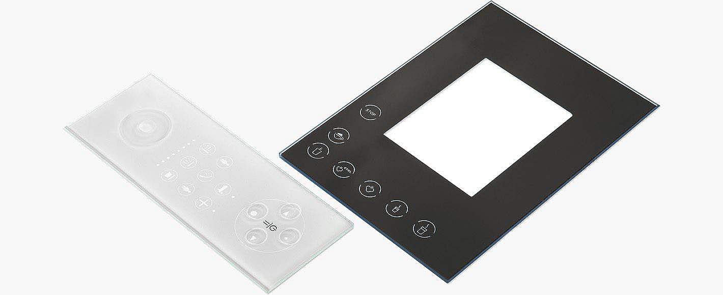 Glass capacitive touchpads header