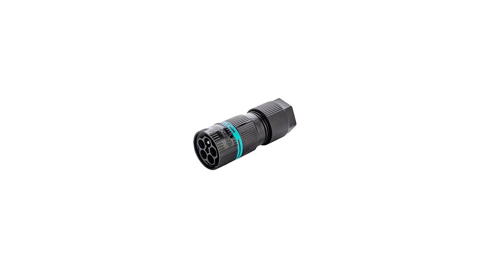 Mini Plug Connection Mini round connector TH387 long, plug, 5P, screw connection, IP66/IP68 ...