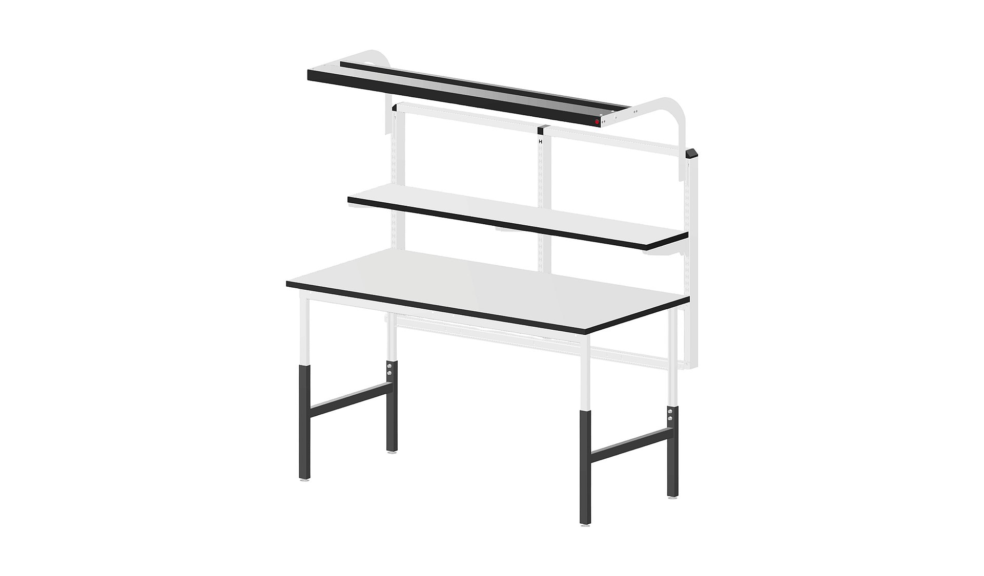 RF-002-15375-9003-S3 - Reeco - ESD Table Classic S3 Width 1530 x Depth ...