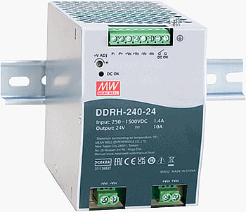 DIN rail mounting DDRH MEAN WELL