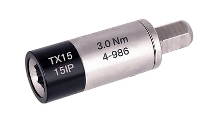 4 986 b00 bit couple adaptateur de tournevis screwdriver torque adapter 3.0 nm