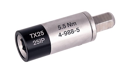 4 988 5 b00 adaptateur de couple tournevis screwdriver torque adapter 5,5 nm