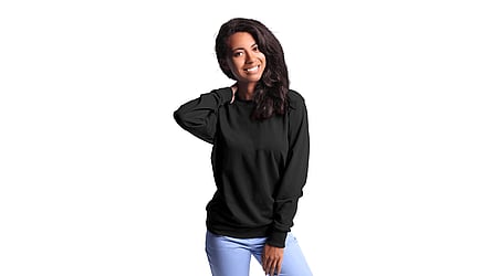 Sweat-shirt ESD classique unisexe noir