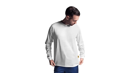 Sweat-shirt ESD pour homme, blanc