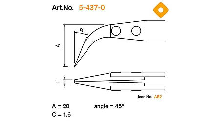 csm 5 437 0 b01 pinzetten auswechselbare spitzen tweezers interchangeable tips icon piktogramm masszeichnungen scale drawings d73c155db6