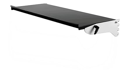 Illuminated adjustable shelf