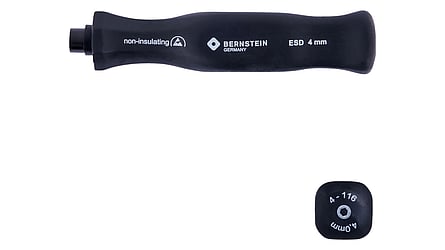 4 116 b00 ESD schraubendreher griff ableitfaehig bit halter screwdriver handle dissipative holder 4 mm 5 32 inch