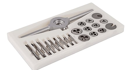 2 800 b00 kit de taraudage miniature miniature tap die set M1 M2 5