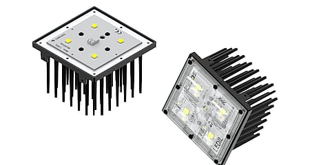 CoolBlock SQ 01 2x2MX refroidisseur LED à ailettes carrées 2