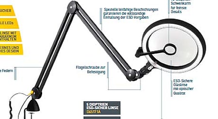 Daylight iQ ESD magnifying lamp Feature image