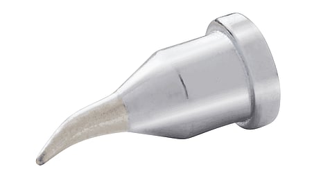 LT 1X Lötspitze, Rundform gebogen 30°, Ø 0,4 mm