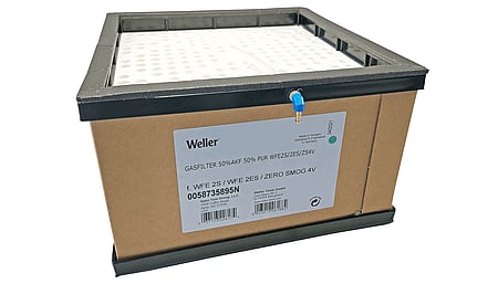 Filtre à gaz à large bande pour les vapeurs de colle