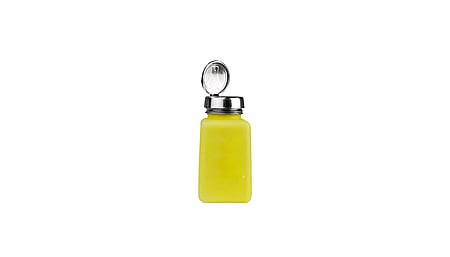 Dispenserflasche aus durAstatic e9 180ml, gelb