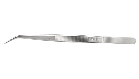 Precision tweezers angled 40° with fine robust tips