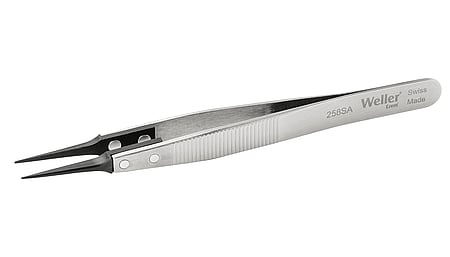 Precision tweezers with fine synthetic tips