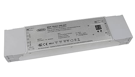 200W DALI/Push, TRIAC, 0/1-10V, 24Vdc Konstantspannung LED Treiber