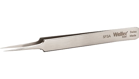 Precision tweezers with very fine tips