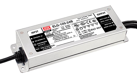 100W LED driver constant current 1400mA/35-72V, DALI