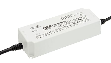 90W Driver LED CV+CC 24V/3.75A, 3in1 Dimming