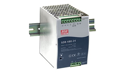 480W Hutschienen Netzteil 24V/20A, Single Phase