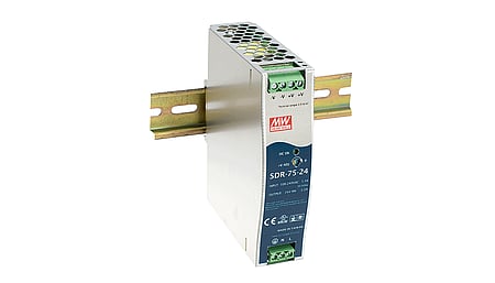 76W Bloc d'alimentation pour rail DIN 24V/3.2A, monophasé
