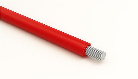 Litze 0.5mm2 rot (Rolle = 200m)