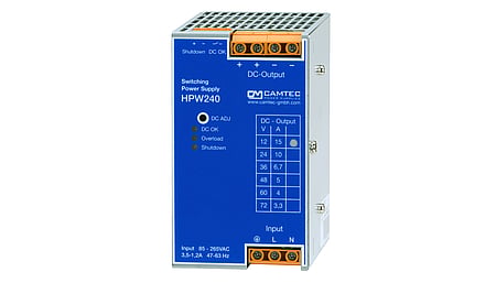 240W Hutschienen Netzteil 12V/20A, Single Phase