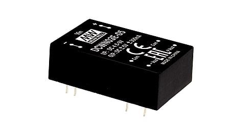 3W DC/DC-Wandler, Eingang 9...18V, Ausgang +/-5V / +/-0.3A