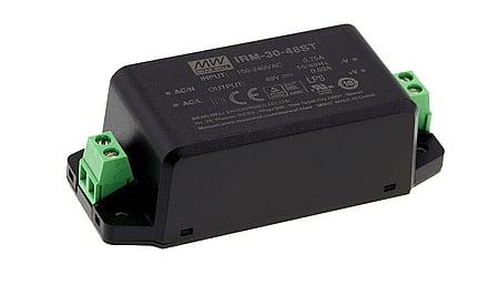 30W AC/DC power supply unit in plastic housing 12V/2.5A