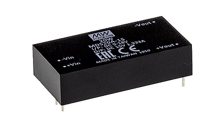20W medical DC/DC converter, input 9...18V, output 5V/4A