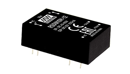 10W DC/DC converter, input 43...160V, output 12V/0.835A