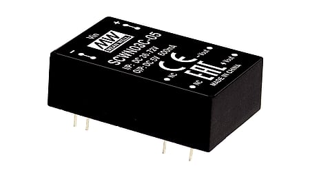 3W Convertisseur DC/DC, entrée 18...36V, sortie 12V/0.25A