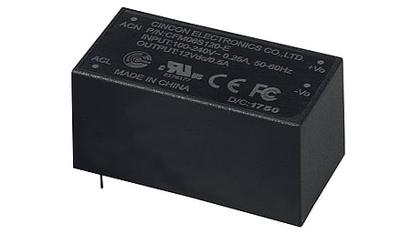 6W AC/DC Netzteil, Leiterplattenmontage, 12V/0.5A