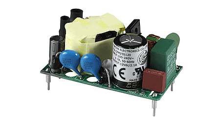 20W AC/DC power supply unit, PCB mounting, 5V/4A