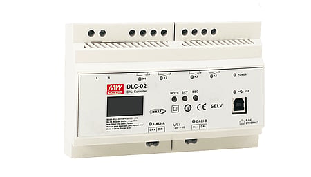 2 Kanal DALI 2.0 Kontroller für 2x64 DALI Treiber, Single Color, Tunable White, RGBW