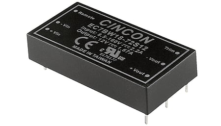 20W DC/DC converter, input 8.5...160V, output 12V/1.67A
