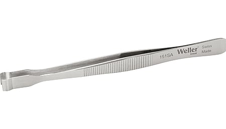 SMD tweezers with round tips Ø 3 mm, 6 mm