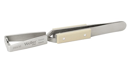 Stripping tweezers with synthetic fiber handle