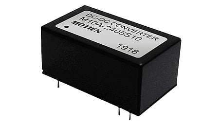 10W DC/DC converter, input 9...36V, output 12V/0.833A